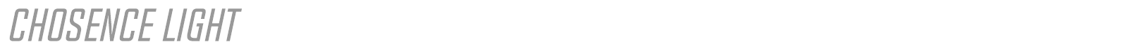 Chosence font preview